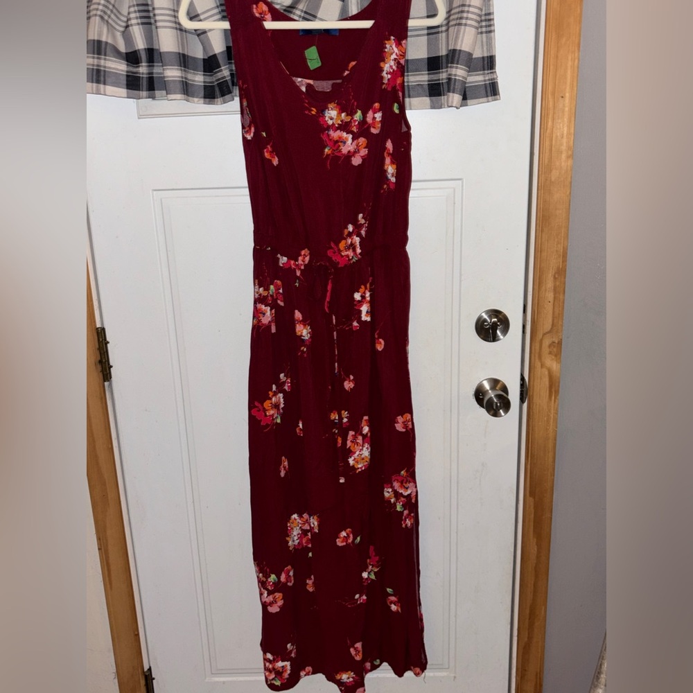 Apt. 9 Floral Burgundy Maxi Dress